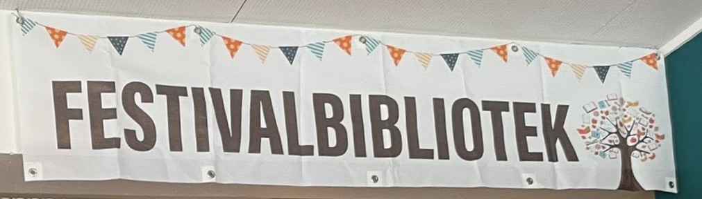 NYHET! Flagg og banner til festivalbibliotek